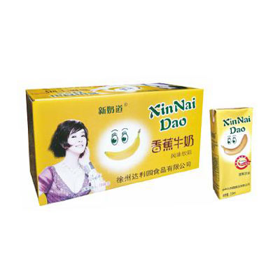 新奶道香蕉牛奶风味饮料